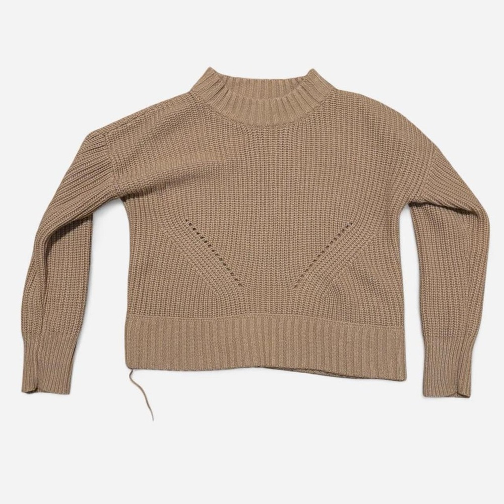 Hippie Rose Tan Cowl Neck Sweater
